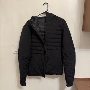 Men's Black Lululemon "Down For It All" Down Puffer Jacket